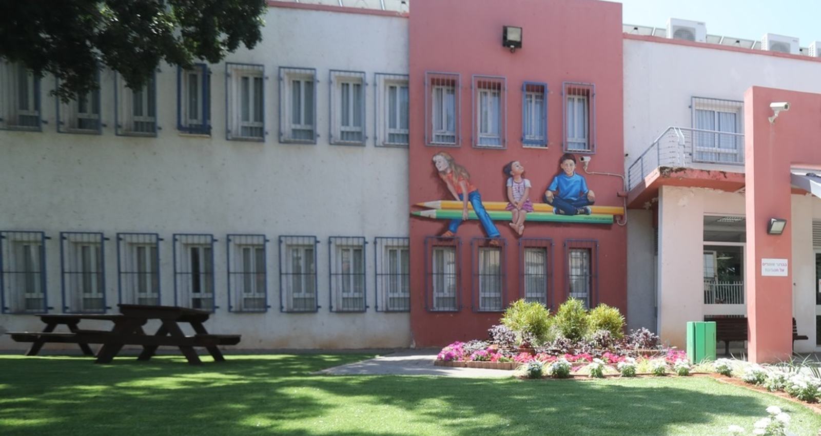 חצר בית ספר. צילום: דוברות עיריית הרצליה