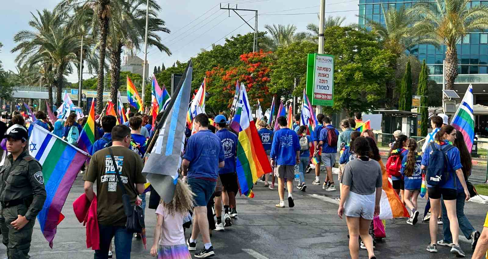 מצעד הגאווה ברעננה. צילום: שגיא שלפר