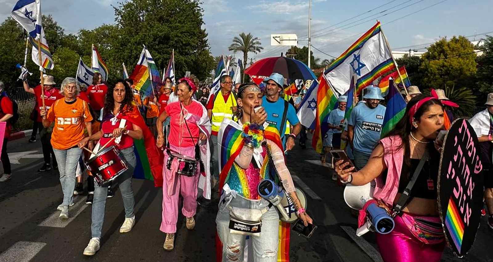 מצעד הגאווה ברעננה. צילום: שגיא שלפר