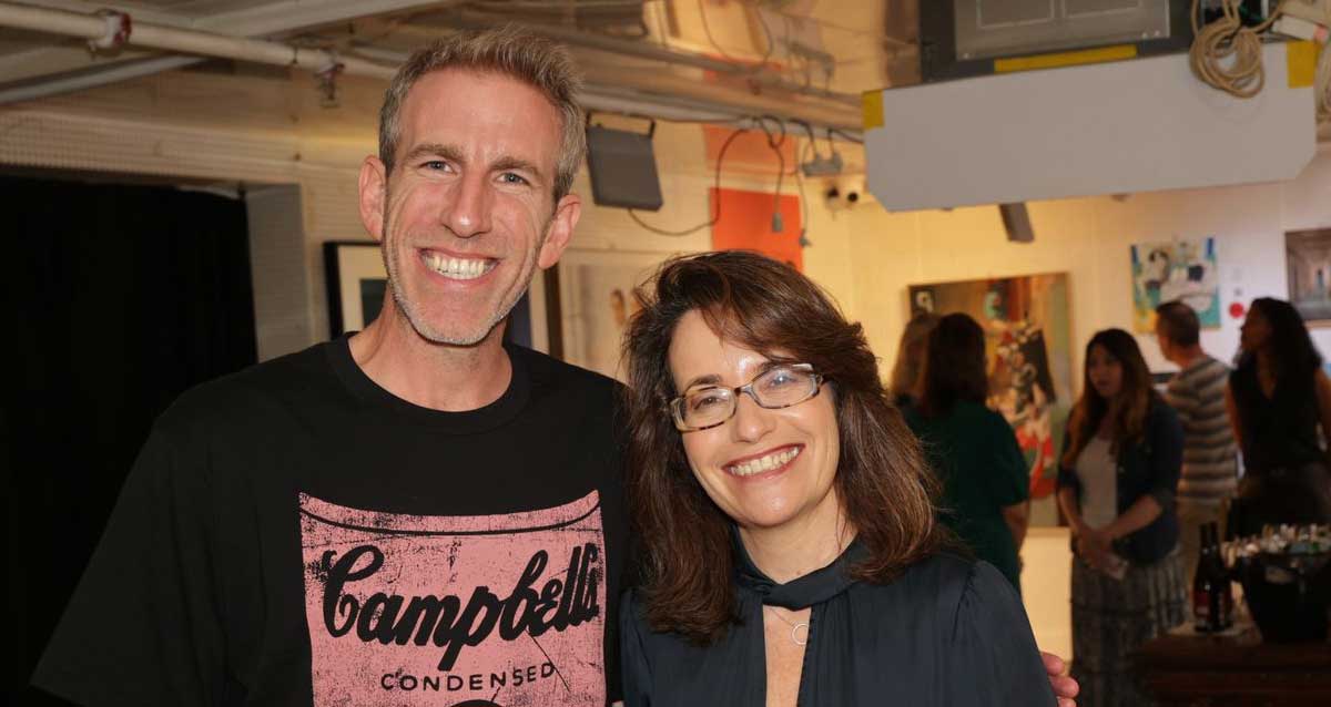 לימור בקר מנכ"לית קרן המילטון-ליין ואמיתי חזן. צילום: רפי דלויה