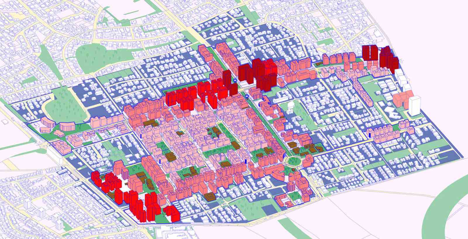 התוכנית שאושרה ברמת השרון. הדמיה: HQ אדריכלים