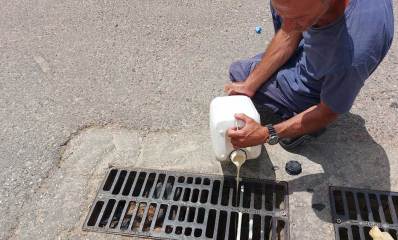 הדברת יתושים מאזורים בהם ישנים מים עומדים