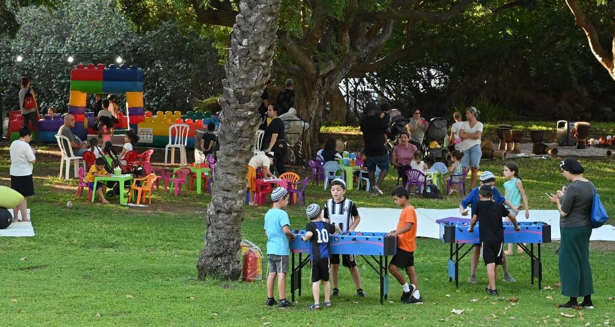 כפר יונה, גן ברזאני קמפינג משפחות. משחקי שולחן