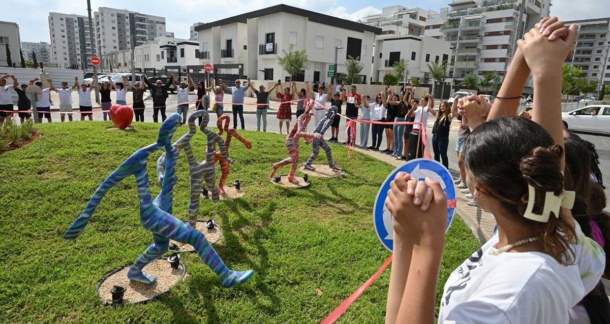 מעגל התנועה בכפר יונה. צילום: רן אליהו