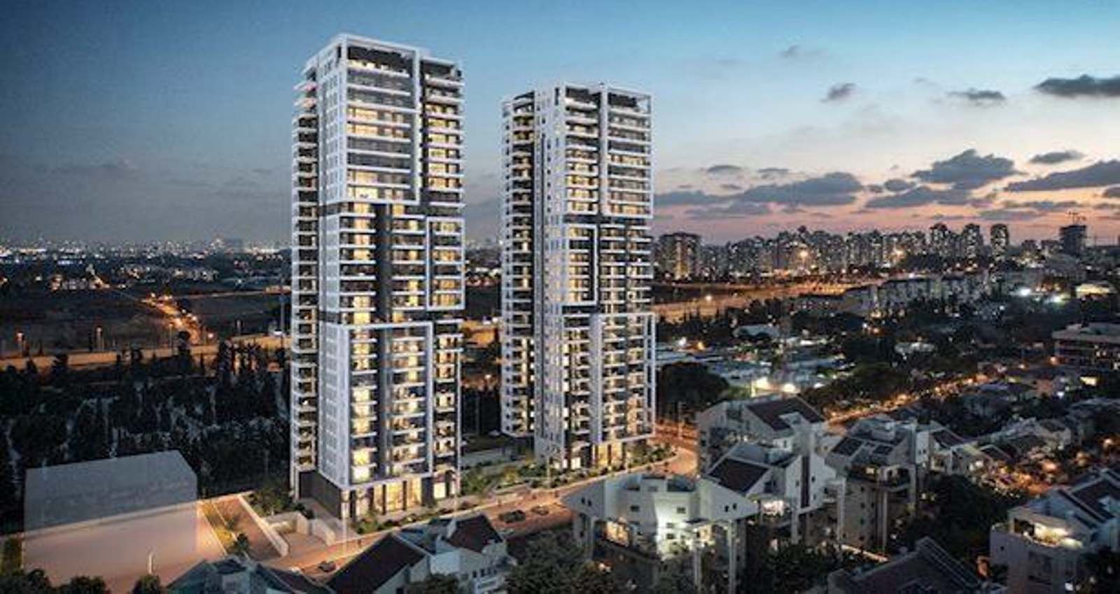 פרויקט ענב 360 בכפר סבא. הדמיה: באדיבות ענב נדל"ן
