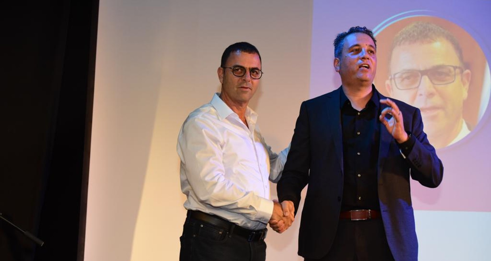 עו"ד רועי כהן וחן שרייבר. צילום: אבשלום ששוני