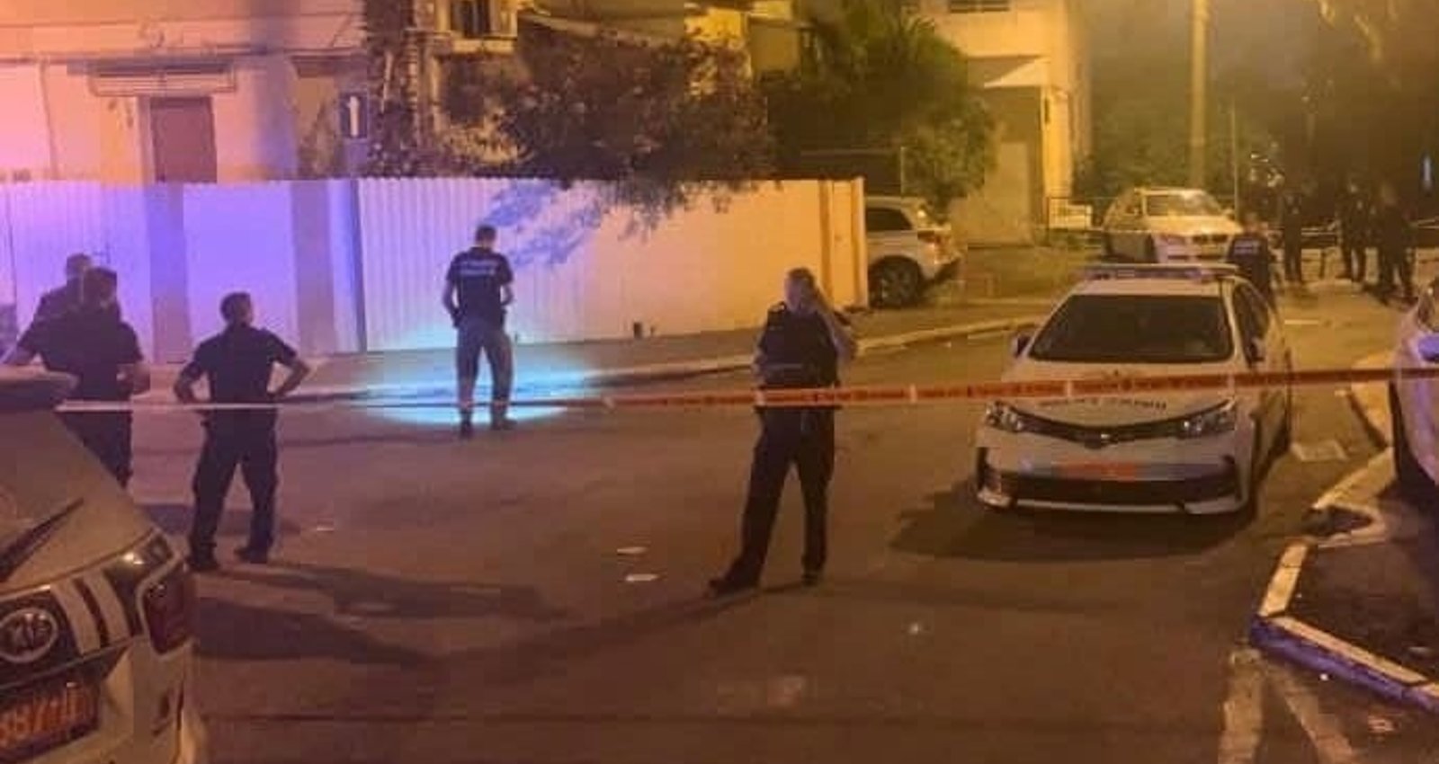 זירת רצח. צילום: דוברות המשטרה