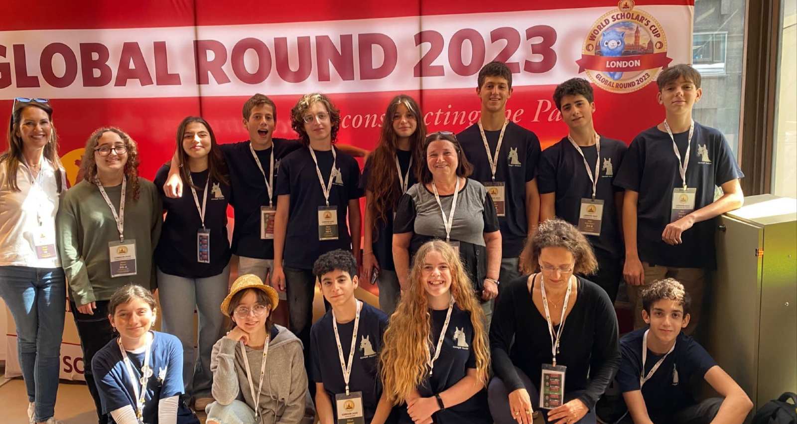 תלמידי חטיבת "הנגיד" בתחרות. צילום: דוברות עיריית הרצליה