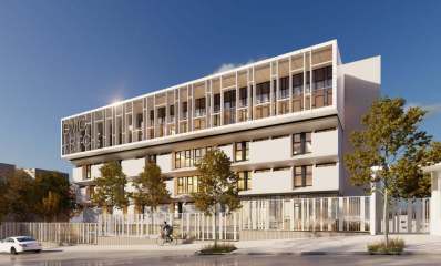 כך יראה בית הספר הדמוקרטי. הדמיה: רגבים + אדריכלים