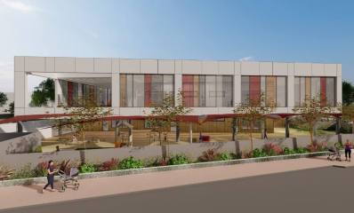 מבנה הגנים החדש. הדמיה: דוברות עיריית הרצליה