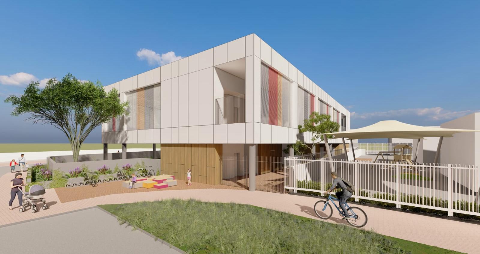 מבנה הגנים החדש. הדמיה: דוברות עיריית הרצליה