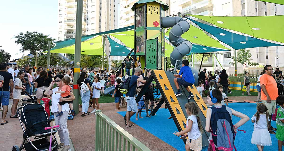 חנוכת גן ציבורי ביפה נוף. צילום: רן אליהו