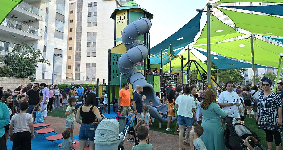 חנוכת גן ציבורי ביפה נוף. צילום: רן אליהו