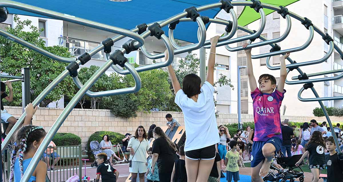 חנוכת גן ציבורי ביפה נוף. צילום: רן אליהו