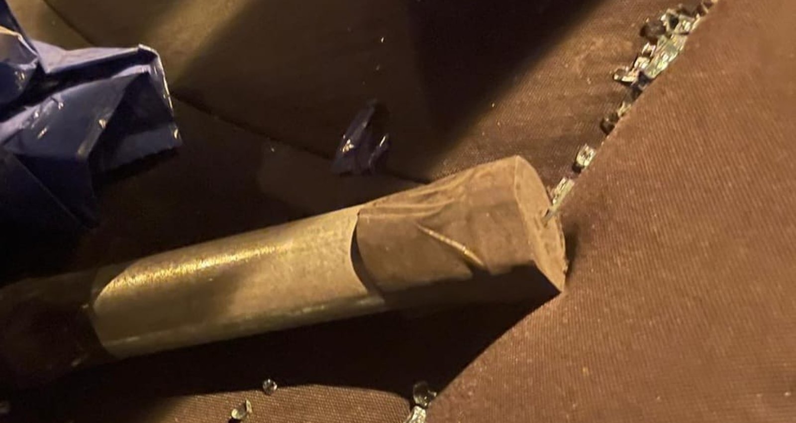 מטען החבלה שנתפס אצל החשודים. צילום: דוברות המשטרה