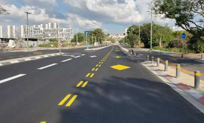 נתיב תחבורה ציבורית. צילום: חברת נתיבי איילון