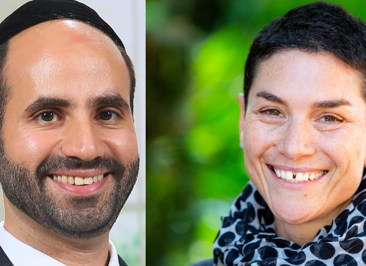 מירב שטיינברגר-ארנולד ונריה זאבי. צילום: דוברות עיריית הרצליה