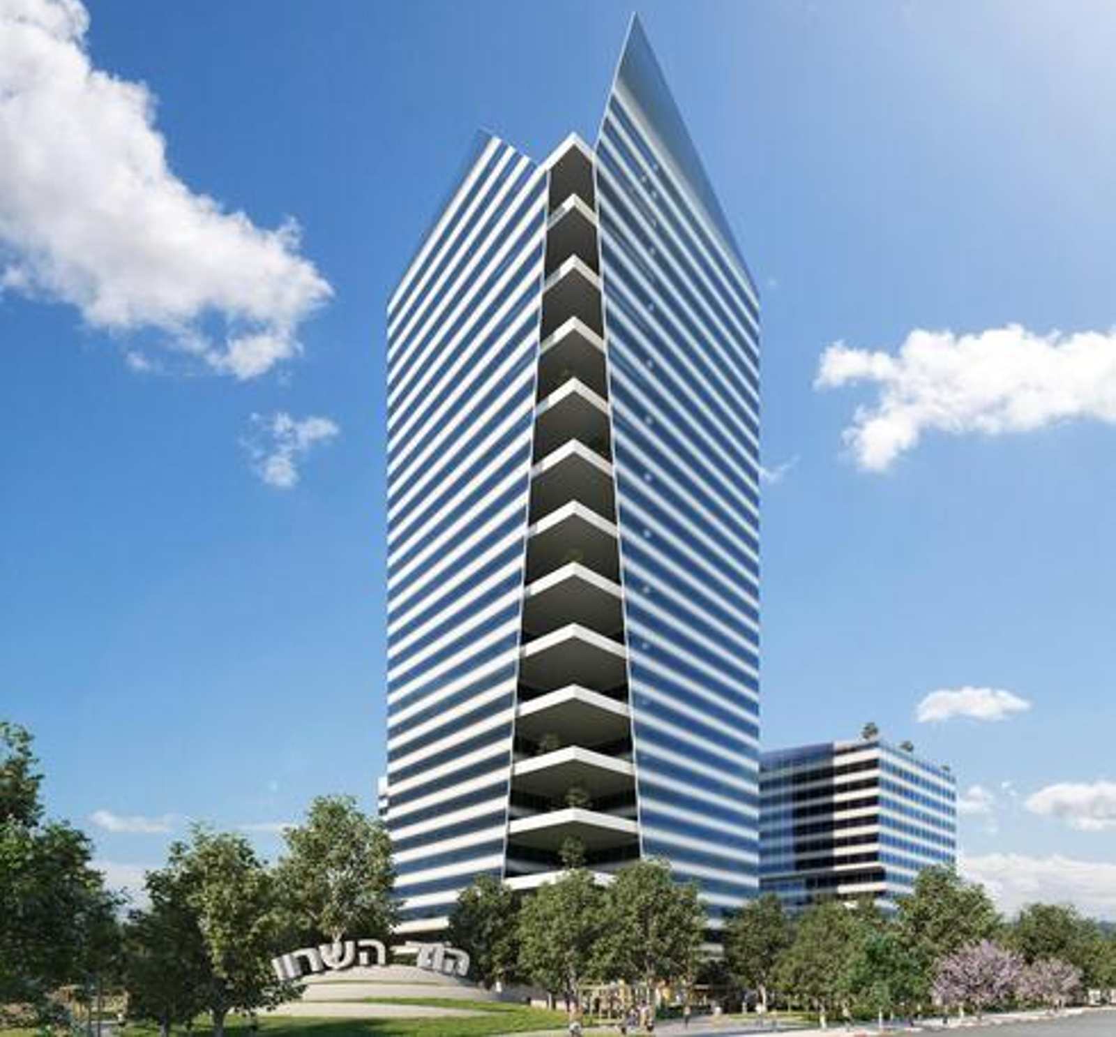 תכנית מתחם קוקה קולה. הדמיה: פלג אדריכלים