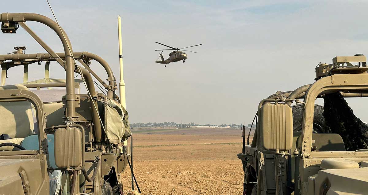 הכוחות נערכים למבצע חרבות ברזל. צילום: דובר צה"ל
