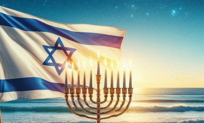 חנוכה בהרצליה. עיבוד AI - מדיה היפר לוקאלית