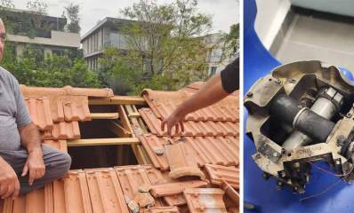 רסיסים נפלו על גן ילדים ברמת השרון