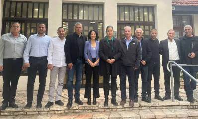 ראשי ישובי קו התפר בשרון. צילום: עיריית כפר סבא