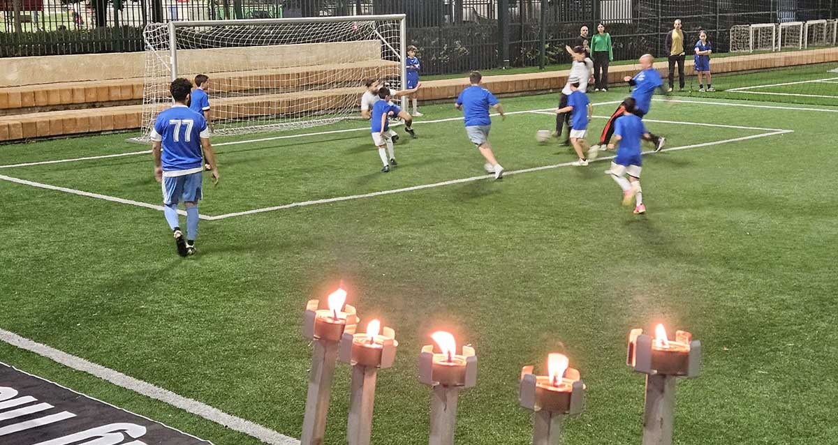 משחק כדורגל בין נבחרת אומנים, מפוני שדרות ומפוני קריית שמונה