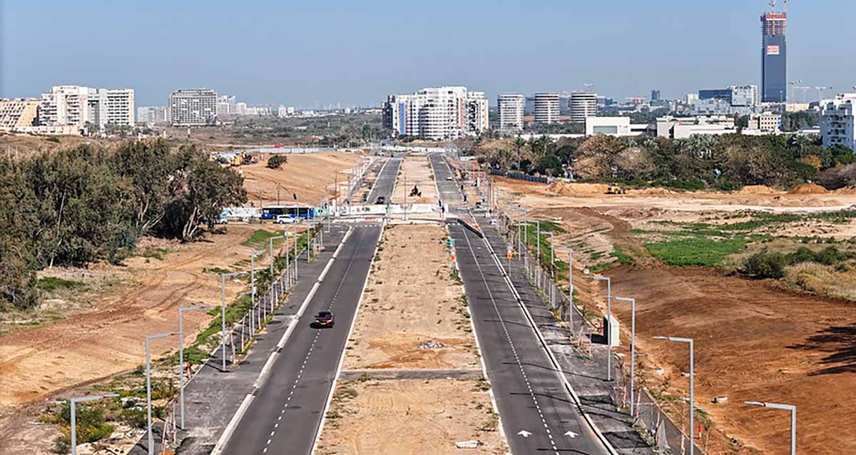 אבן גבירול, הציר החדש. צילום: גיא יחיאלי