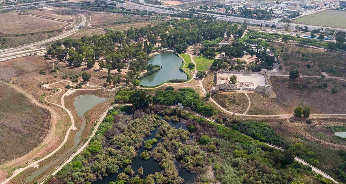 הירקון, מבט מלמעלה. צילום באדיבות עיריית ת"א-יפו