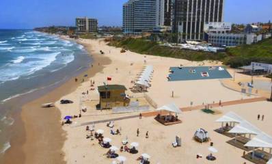 חוף אכדיה צפון. הדמיה: עיריית הרצליה