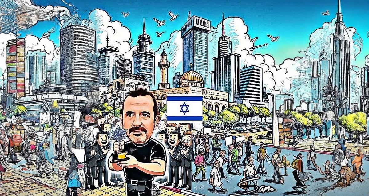 אייל ולדמן - איור: שמואל אליעז AI