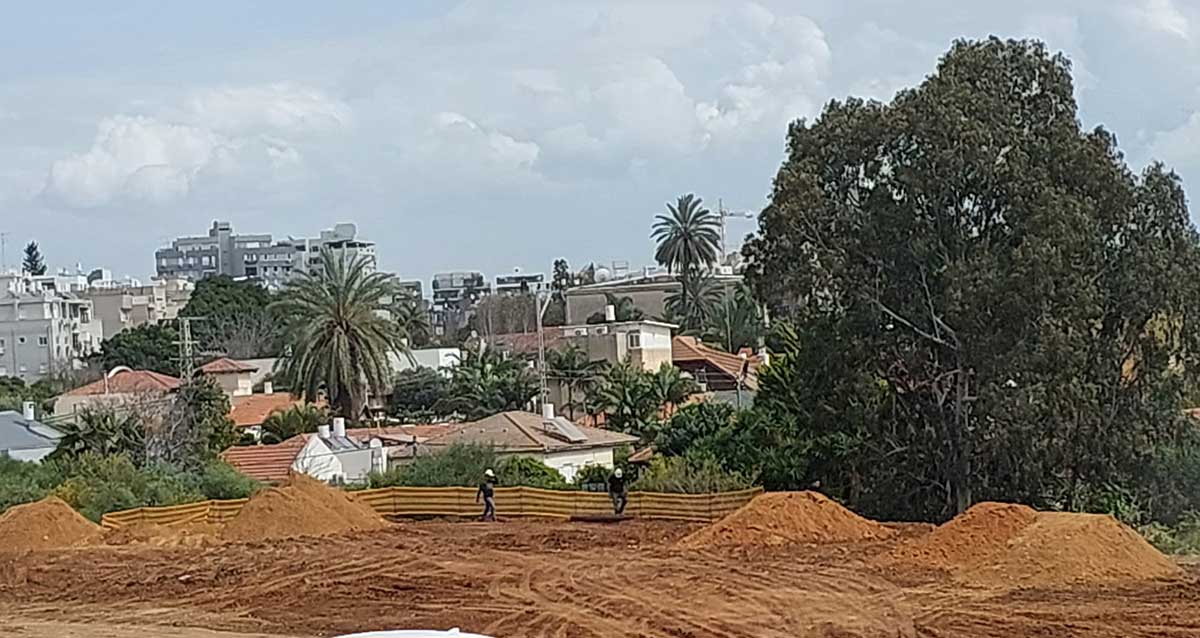 יישור השטח הצמוד לנחל גלילות