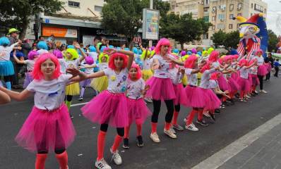 תהלוכת עדלאידע בפורים בכפר סבא 2023. צילום: עיריית כפר סבא