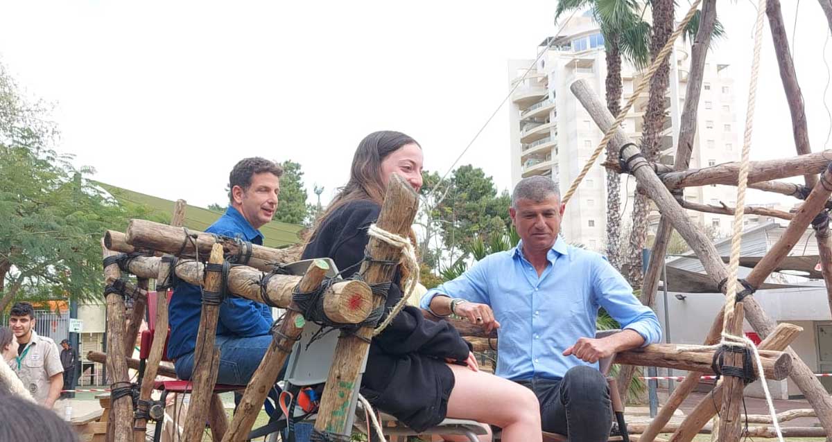 יריב פישר ועופר לוי בפורימון הצופים בהרצליה