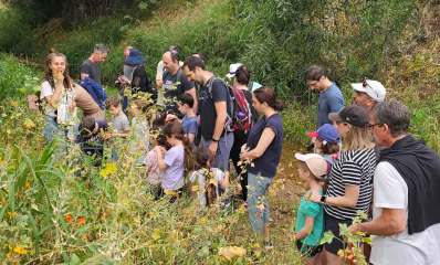 סיור תושבים בערוץ נחל גלילות, הרצליה