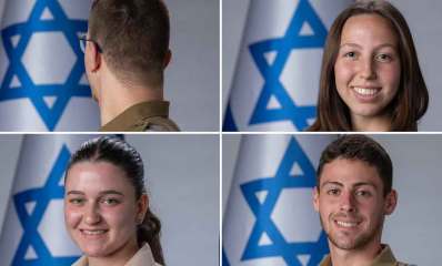ארבעת מצטייני נשיא יום העצמאות 2023 מרעננה. דרור, יובל, נועה, ר