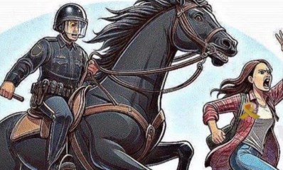 רוץ בן סוסי. איור AI - שמואל אליעז