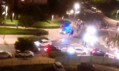 מהומה בשכונת מגוריו של איזנקוט. צילום: פרטי