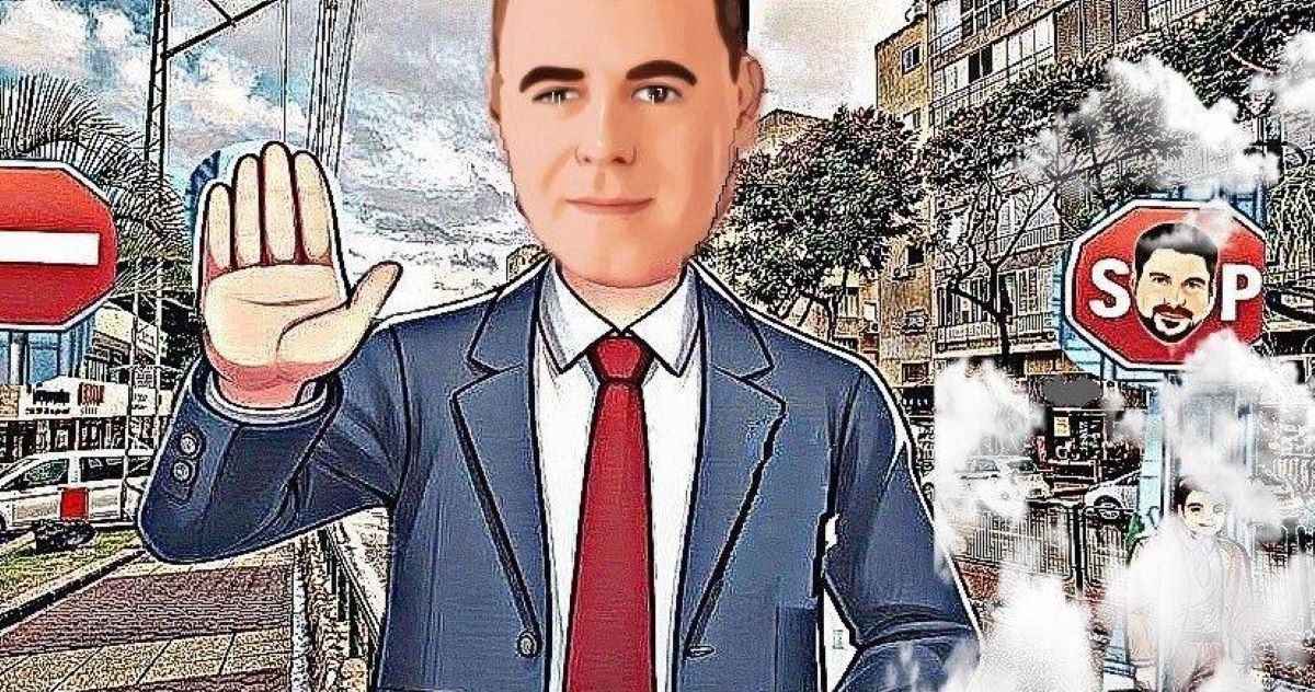 רפי סער. איור AI - שמואל אליעז