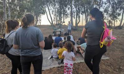 סיורי טבע עירוני בכפר סבא. פיקניק בשטח