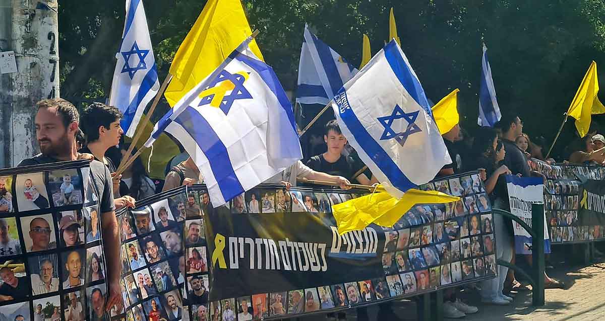 תלמידי תיכון ראשונים במאבק להשבת החטופים