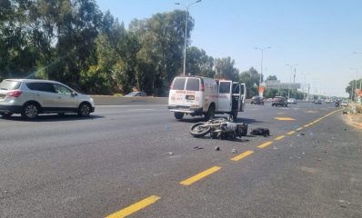 תאונת אופנוע