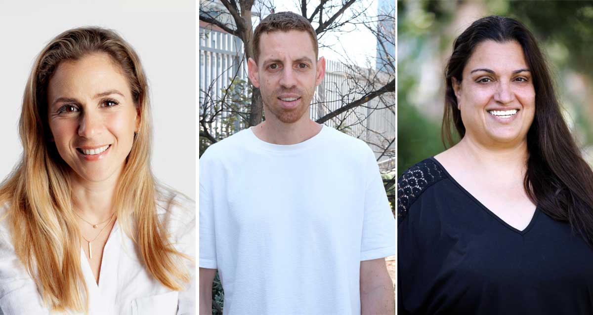 ליאורה כרמל, יוני מוס, אפרת דניאל