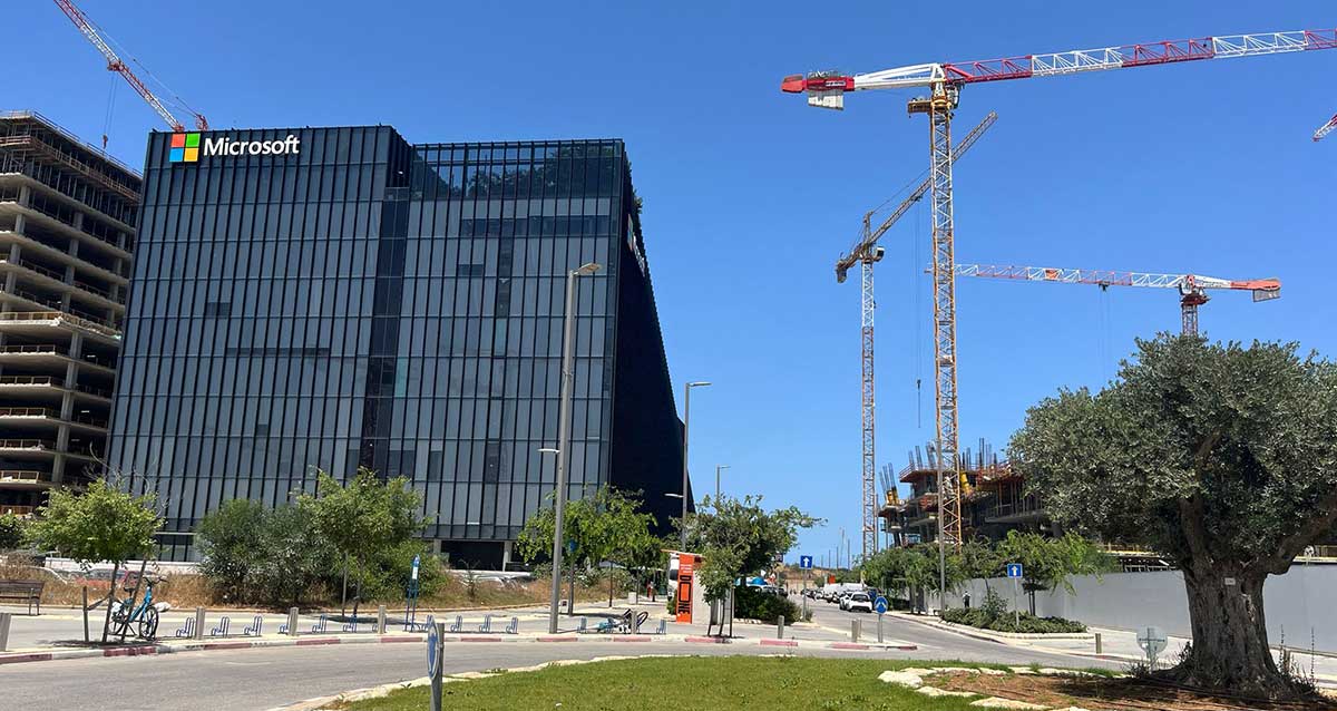 מתחם מייקרוסופט באזור התעשייה הרצליה פיתוח
