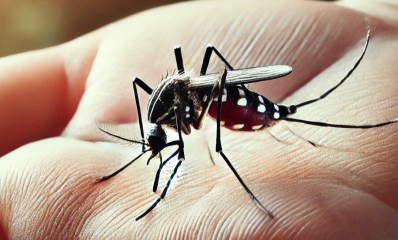 יתושת הנמר האסיאתי. עיבוד AI