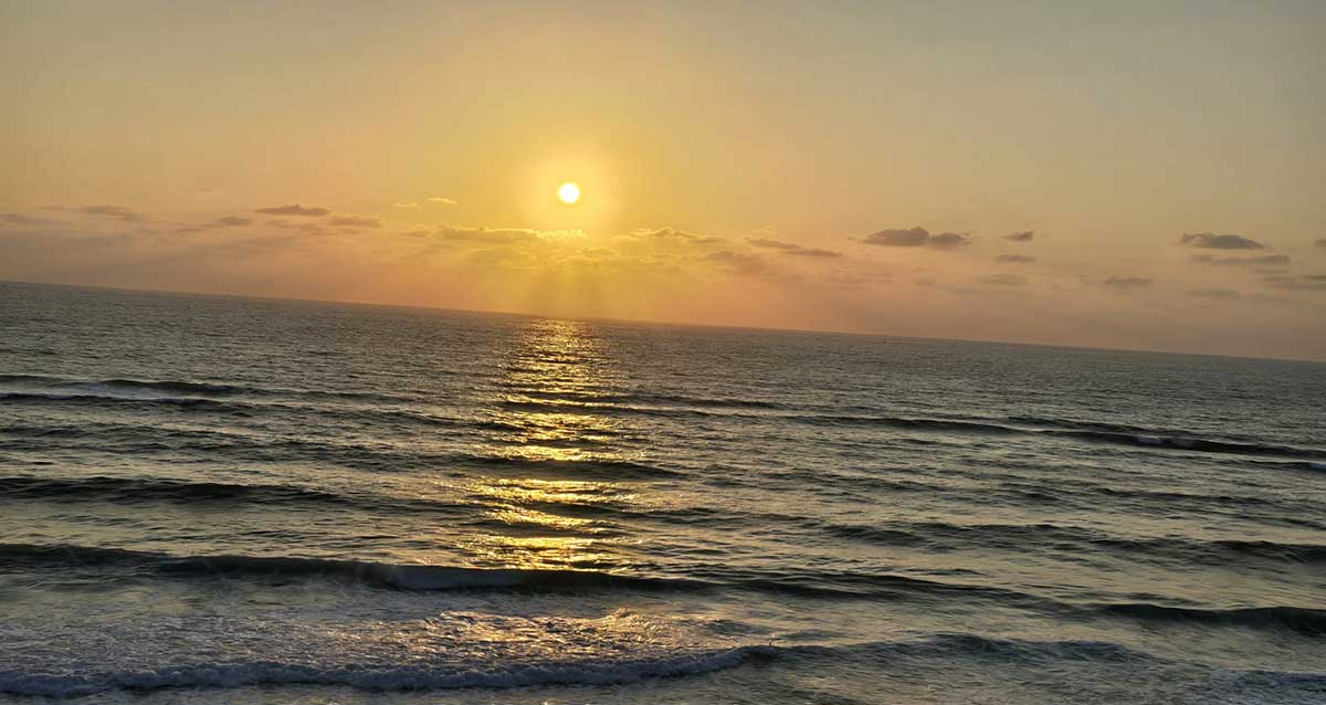 שקיעה בחוף סידנא עלי הרצליה