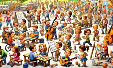 חוג לכל ילד. איור AI