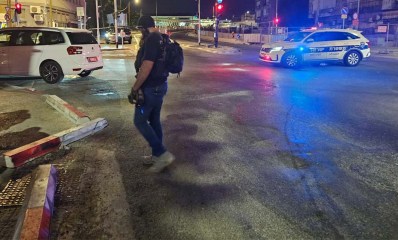 זירת רצח אריתראי בדרום תל אביב. צילום: דוברות המשטרה