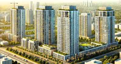 המחשה: מגדלים בהוד השרון. עיבוד AI