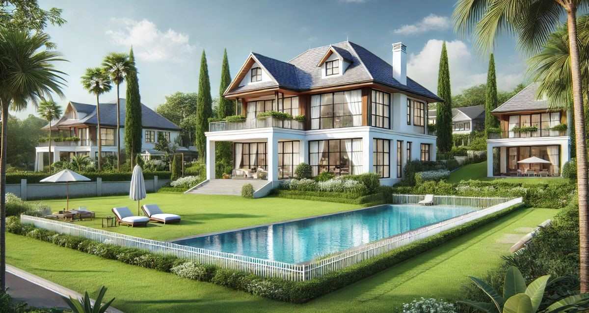 הדמיה: למכירה בית כפרי. עיבוד AI - מערכת